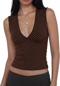 Essential Sculpting Deep V Crop Top