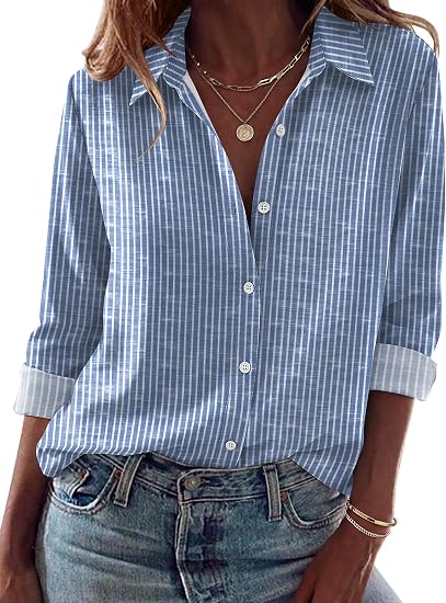 Premium Everyday Classic Button Blouse